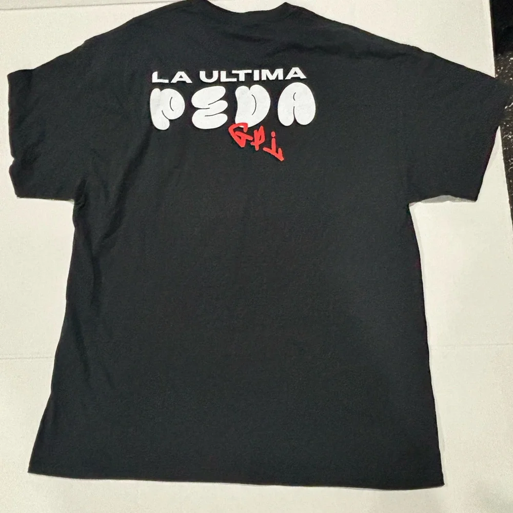 Grupo Firme 2024 La Última Peda Tour Shirt XL Graffiti Heart Official VIP Merch!